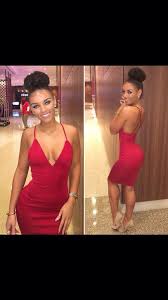 T H E G O D D E S S 18th Birthday Outfit Red Homecoming Dresses Fashion