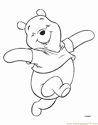 Browse some of their winnie the pooh christmas coloring pages presenting tigger, piglet, kanga, baby roo, eeyore and others in their happy friendly way download and color your cartoon with your choice to delight your holidays. Winnie Pooh Coloring Page For Kids Free Winnie The Pooh Printable Coloring Pages Online For Kids Coloringpages101 Com Coloring Pages For Kids