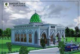 Sesuai yang telah kami deskripsikan di artikel sebelumnya bahwa ukuran masjid ini adalah 12×12 meter, sedang serambi masjid 2 meter. Gambar Desain Masjid Minimalis 12x12 Gambar Arsitektur Arsitektur Masjid Desain