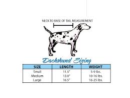 Dachshund Sizes Charts Goldenacresdogs Com