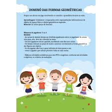 Um espaço interativo com mais de 100 jogos educativos todos alinhados com a bncc e destinado às crianças de todas as idades. Jogo De Domino Das Formas Geometricas