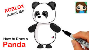 How To Draw A Panda Roblox Adopt Me Pet Youtube 😍 vielen dank fuer ihr interesse an. how to draw a panda roblox adopt me pet