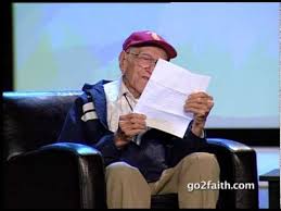 From Faith S Service On 9 11 11 Louis Zamperini Reads His Letter Of Forgiveness To His Pow Captor The Bird Faith Encouragement Faith Inspirational People