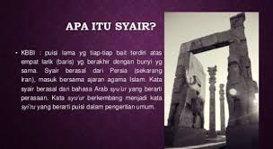 Setiap bait terdiri atas empat baris. Apa Itu Syair Definisi Pengertian Ciri Unsur Jenisnya