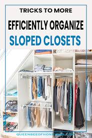 Maybe you would like to learn more about one of these? Sloped Ceiling Closet Ideas Closet Organization Diy Small Closets Home Organization