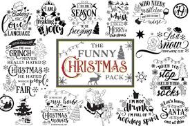 Download The Funny Christmas Pack Graphic By Nerd Mama Cut Files Creative Fabrica SVG Cut Files