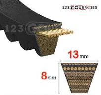 Courroie Crantée ContiTech Courroie Trapézoïdale Continental Contitech  AVX10X1300 Courroie Trapèze ContiTech