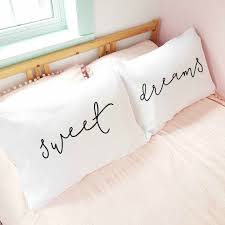 Btw, i got the quote online. Pillowcases With Sayings Sweet Dreams Quote Pillow Case Couple Pillow Cases Pillows With Sayings Bed Pillows Couple Pillow Pillow Cases