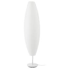 Solleftea Oval White White Floor Lamp Ikea This lamp sits on the floor and gives off a soft, glowing light to welcome you and your guests in.