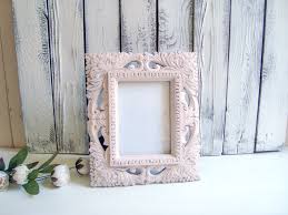 Shabby Chic Pink 5 X7 Frame Blush Pink Ornate Picture Frame Shabby Chic Photo Frames Shabby Chic Pink Shabby Chic Picture Frames