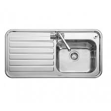 Our discounts feature across the entire collection of 800mm sinks, 400mm sinks and all standard sinks size bowls. Leisure Luxe Lx105l 1 0 Bowl 1th Stainless Steel Inset Kitchen Sink Left Hand Drainer Kitchen Sink