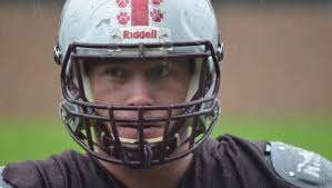 Which local players made AP All-State Team in football in Division 5-6