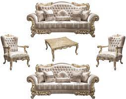 Get great deals on beige sofa sets. Casa Padrino Luxury Baroque Living Room Set Beige Gold 2 Sofas 2 Armchairs 1 Coffee Table Ornate Living Room Furniture In Baroque Style