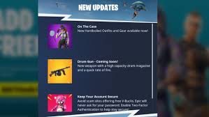 Below is a list of all currently unreleased items in fortnite battle royale, they may be released through a future update or added to the skindb.co is a fan site. New Fortnite Hardboiled Skin Available Now Drum Gun Coming Soon Usgamer