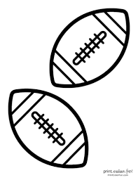 17 Free Football Coloring Pages Party Printables Print Color Fun Search through 52229 colorings, dot to dots, tutorials and silhouettes. 17 free football coloring pages party