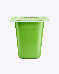 Download Yogurt Packaging Mockup In Pot Tub Mockups On Yellow Images Object Mockups PSD Mockup Templates