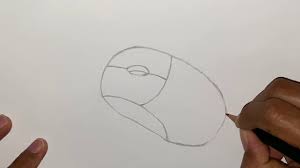 First draw a little big circle, as head. How To Draw A Computer Mouse Step By Step Youtube