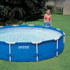 Intex 12 X 30 Metal Frame Pool With Filter Type A Or C Filter Cartridges In 2020 Above Ground Swimming Pools Swimming Pools In Ground Pools