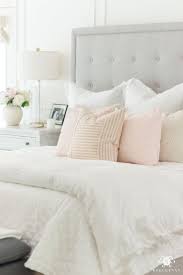 Six Blush Pink Bedroom Tips That Aren T Too Girly Kelley Nan Pink Master Bedroom Blush Pink Bedroom Pink Bedroom