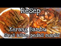 Kerang bambu layaknya masakan seafood bisa diolah dengan aneka saus atau saos, seperti kerang bambu saus setelah air mendidih masukkan kerang masak hingga matang. Resep Kerang Bambu Saus Asam Pedas Manis Youtube