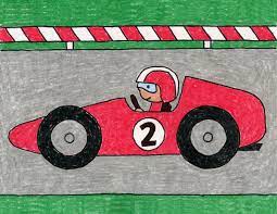 Draw A Race Car Art Projects For Kids Learn how to draw a race car, with this new step by step tutorial. draw a race car art projects for kids
