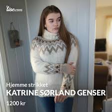 Kathrine sørland design av garnius.no as. Katrine Sorland Genser Tise
