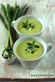 Avocado Cucumber N Lemon Grass Soup Lemongrass Recipes Avocado Soup Avocado Recipes