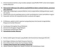 Contoh Soalan Dan Jawapan Peperiksaan Jpa Gred 29 Bahagian A Nelson Mclean