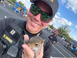 Captain Danny Brown loves getting to interact with people in the community.  While in Korger a boy named Danny told Danny Brown how he loves following  his Tik Toks.