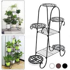 Garten Eckregal Pflanzenregal Blumentreppe Regal Antik Look Metall P 508 Braun Pflanztreppen Garten Terrasse Dentalmed Rs