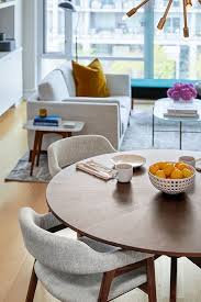 Conan Round Walnut Dining Table In 2020 Dining Room Small Living Room Dining Room Combo Small Living Dining
