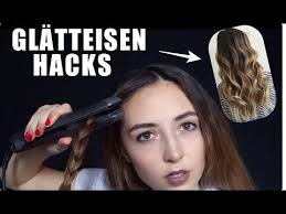 grosse wellen mit dem glatteisen ganz einfach und schnell youtube perfekte locken locken machen locken mit lockenstab