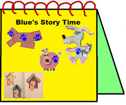 Clues From Blue S Story Time Blues Clues Story Time Blues