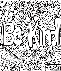 Chibi girls summer beach coloring book: Be Kind Coloring Pages Coloring Home