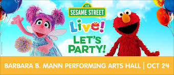 Sesame Street Live Lets Party Barbara B Mann