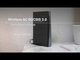 If you require voice via comcast, with under say 500mbps, and have your own router, this version is perhaps the. How To Set Up A Wireless Ac Docsis 3 0 Cable Modem Router Youtube