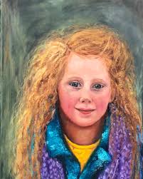 Portret , olieverf op doek 30x40. Foto van een aantal jaren geleden.  #schilderij #olieverfopdoek #portret #atelierjennynes #art #painting  #diever #westerveld www.jenny-nes.nl