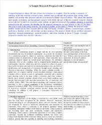 10+ Research Proposal Examples & Samples - PDF