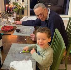 This is a criticism of a public figure. Lighting The Menorah Tonight With Senator Chuck Schumer Facebook