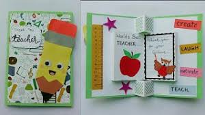 We'll make sure your cards look as good in person as they do on screen. Diy Teacher S Day Pop Up Card How To Make Card For Teacher S Day Making Card For Teacher