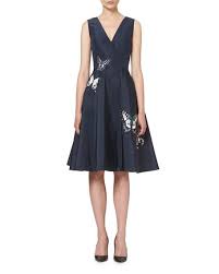 Butterfly Applique Sleeveless Cocktail Dress Navy Navy Cocktail Dress Dresses Navy Blue Cocktail Dress