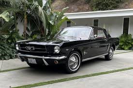 Image result for Raven Black 1964 Mustang