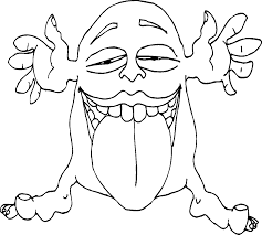 Day002 sam freakcastle on deviantart halloween. Coloring Pages Monster Face Coloring P Ages