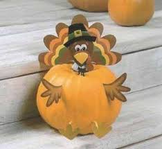 Turn Your Own Pumpkin Into A Turkey In Seconds Simply Push The Poke Ins Into A Rea Christmas Ornament Crafts Thanksgiving Decorations Outdoor Thanksgiving Fun