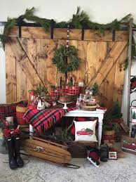 Vintage Rustic Plaid Christmas Party Kara S Party Ideas Plaid Christmas Christmas Party Decorations Christmas Party Themes