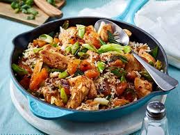 Hahnchen Reis Pfanne Einfach Machen Rezept Lecker