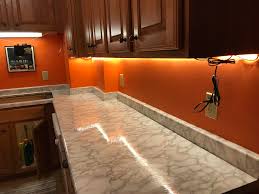 Designed for both commercial and residential applications, this self leveling formula has a high amount of solids for maximum film build. I Used Contact Paper And Water Based Polyurethane To Make Faux Marble Countertops Pics