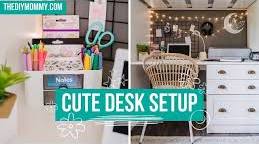 Cute Desk Decorating Ideas for an Aesthetic Homework Space ...