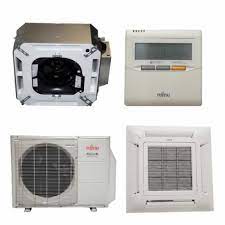 Best alternative to central ac. Fujitsu 18rlfcc 18 000 Btu 20 1 Seer Heat Air Conditioner Ductless Ceiling Recessed Cassette Mini Split Auu18rlf Aou18rlfc Air Conditioners R Us