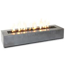 Bol is a large, shallow vessel that epitomizes the organic modern fire pit. Paloform Robata Modern Rectangular Concrete Outdoor Fire Pit Stardust